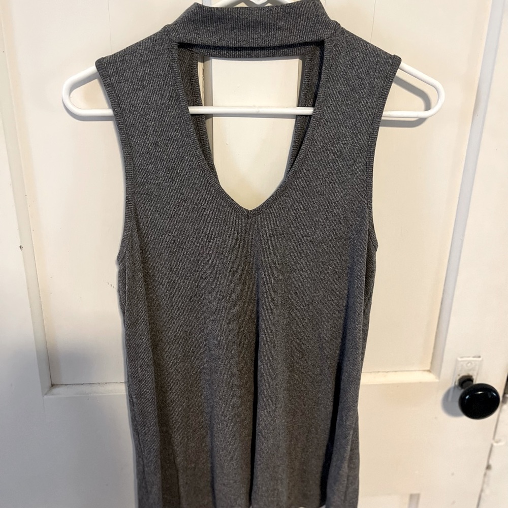 Low cut dressy tank